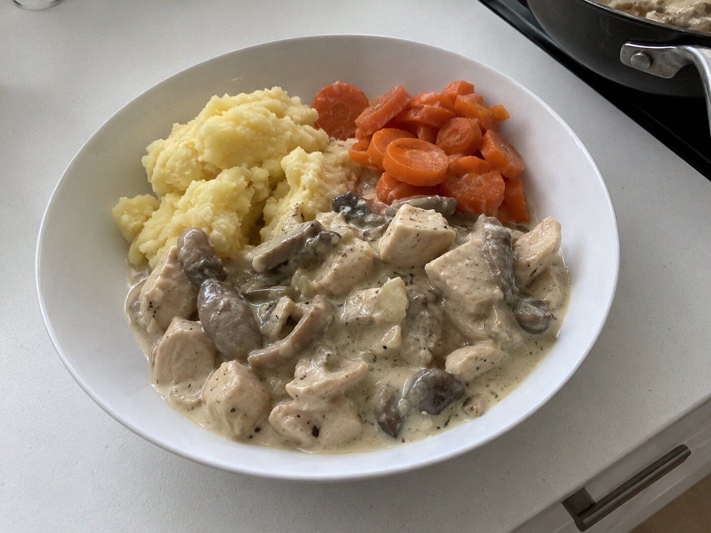 Vol-au-vent met puree