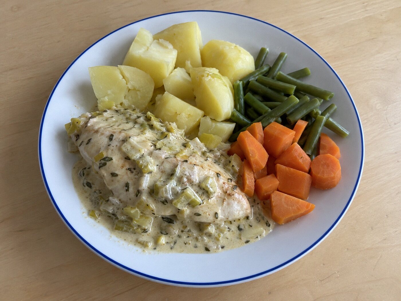Kipfilet met dragonsaus