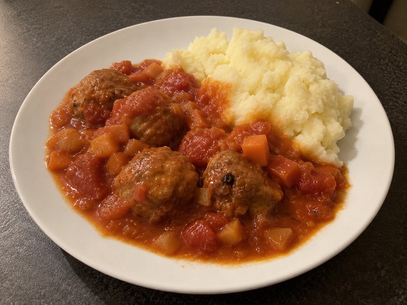 Balletjes in tomatensaus